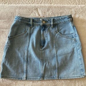 pacsun jean skirt